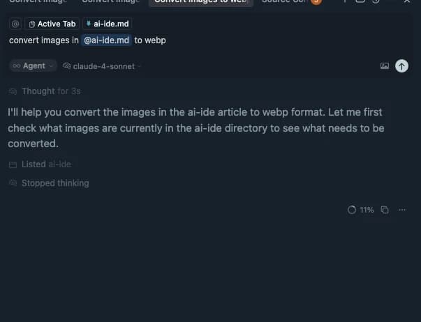 Cursor chatbox