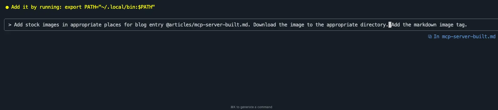 MCP Server Prompt