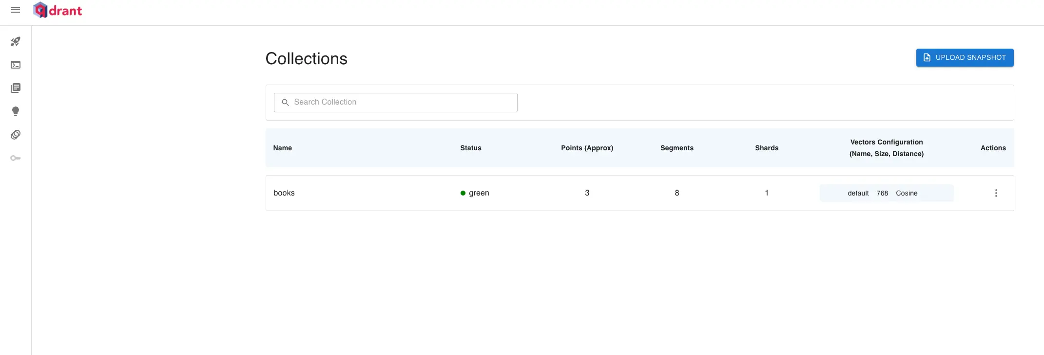 Qdrant UI